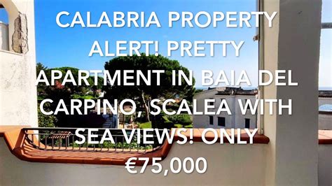 Calabria Property Alert Pretty Apartment In Baia Del Carpino Scalea