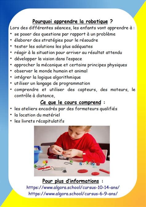 Affiche Robot 2018 2019 Verso Smah Informatique