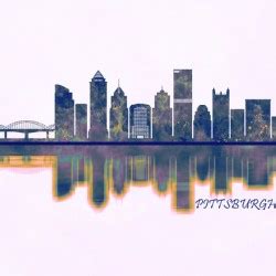 Pittsburgh Skyline By Towseef Dar Wall Art