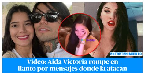 Aida Victoria se quebró y lloró porque la culpan de la ruptura de