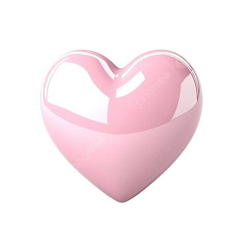 Coração Rosa 3d Um Símbolo De Amor Png Coração Amor Namorados Png