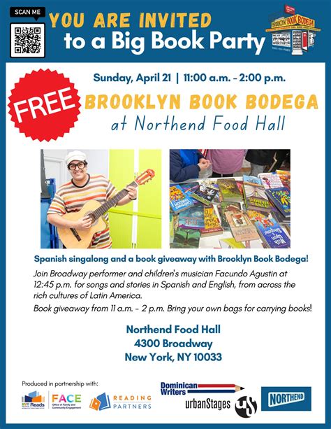 Apr 21 Brooklyn Book Bodega Big Book Party At Northend Food Hall