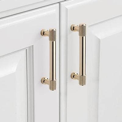 Build Pack Knurled Cabinet Pulls Inch Brushed Gold Kitchen