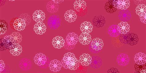 Light pink vector natural artwork with flowers. 2770958 Vector Art at ...