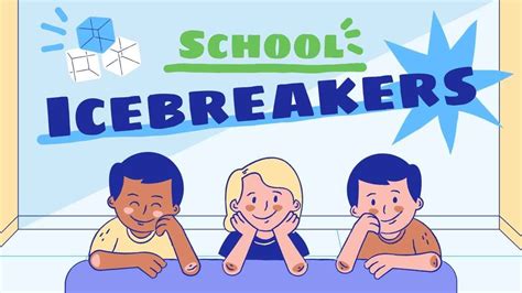 Illustrative School Icebreakers Free Ppt Google Slides Template