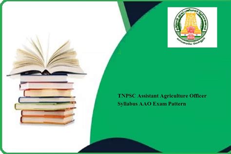 Tnpsc Assistant Agriculture Officer Syllabus Aao Exam Pattern