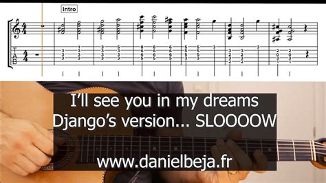 I Ll See You In My Dreams Solo De Django Lent Avec Tablature Jazz