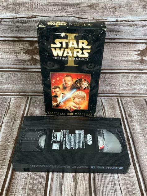 Star Wars Episode The Phantom Menace Vhs Tape Picclick Uk