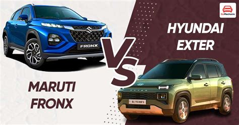 Fronx Vs Hyundai Exter A Comparison Of Popular Models