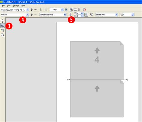 How Do I Setup A Horizonal Booklet Letter Size With Fold At Top