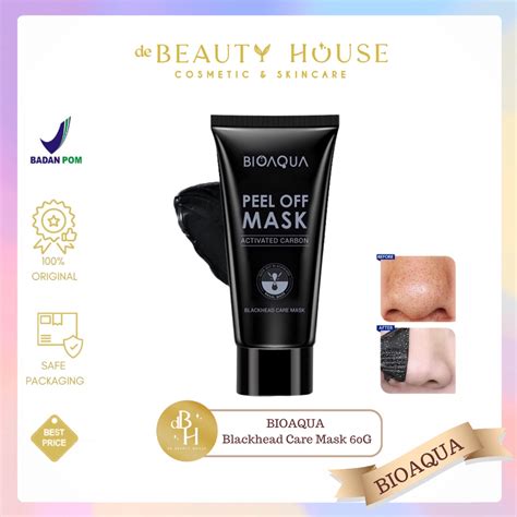 Jual BIOAQUA Peel Off Mask Charcoal 60g Shopee Indonesia