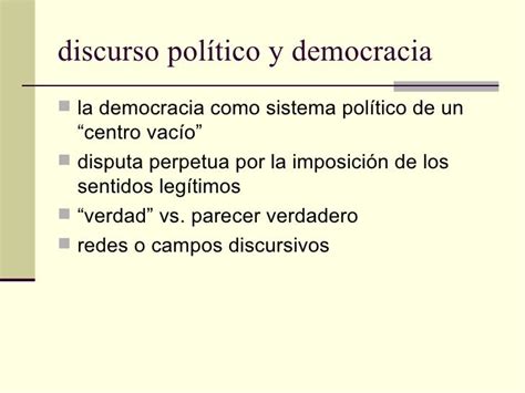 Herramientas De Análisis Del Discurso Político