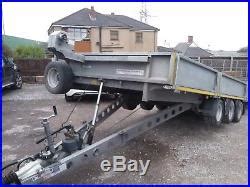 Ifor Williams Tri Axle Tilt Bed Car Trailer No VAT Used Car Trailers