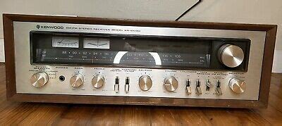 Kenwood Kr Am Fm Stereo Receiver Wood Sides And Top Tested Ebay