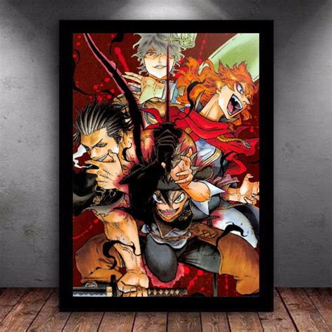 Quadro Decorativo Black Clover Ataque Elo7 Produtos Especiais