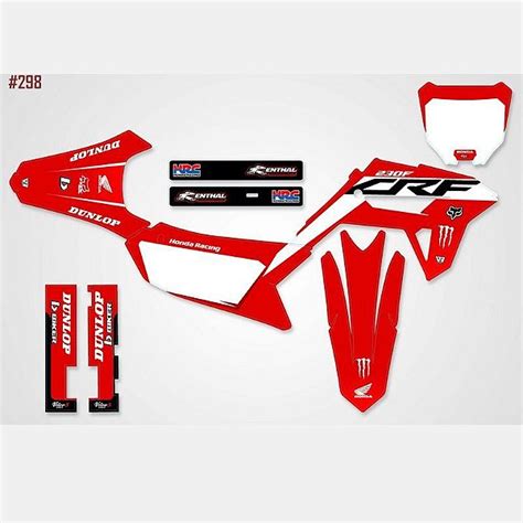 KIT GRÁFICO ADESIVO 3mHONDA CRF 230 250 BIKER AMX AVTEC