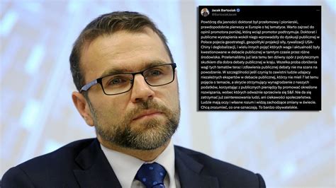 Jacek Bartosiak broni swojego doktoratu Na dowód przełomowej i