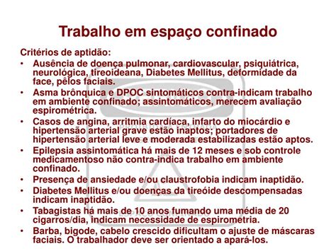 Ppt Trabalho Em Espa O Confinado Powerpoint Presentation Free