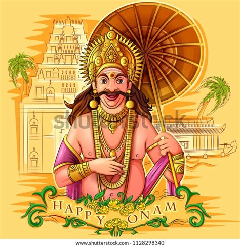 Vector Design King Mahabali Hindu Mythology Stock Vector Royalty Free