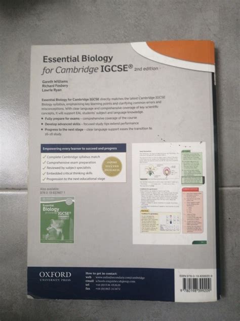 Essential Biology For Cambridge IGCSE Hobbies Toys Books