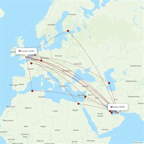 Emirates Routes 2025 Interactive Map With All Flights Flight Routes