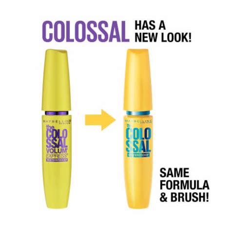 Maybelline Volum Express The Colossal Mascara Waterproof 241 Classic Black 027 Fl Oz Kroger