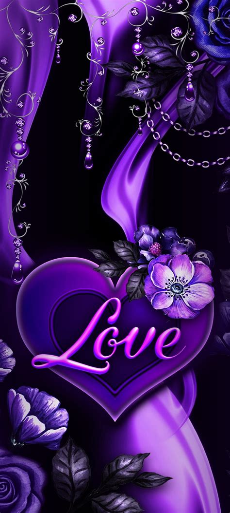 Deep Love Heart Magenta Pink Purple Hd Phone Wallpaper Pxfuel