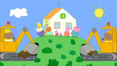 Sr Bull Constrói Uma Nova Estrada Peppa Pig Português Brasil