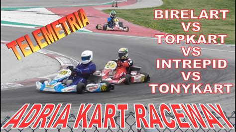 Adria Karting Raceway TM KZ R1 Telemetria Bagarre E Sorpassi