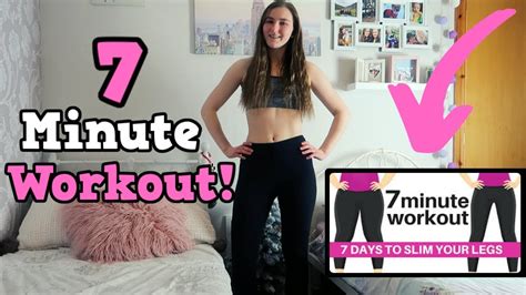 7 Day Challenge 7 Minute Workout 🏋️‍♀️ Does It Really Work Youtube