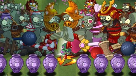 Plants Vs Zombies 2 Pvz 2 Vase Breaker Battle Random Gargantuar Vs Gargantuar 150 Youtube