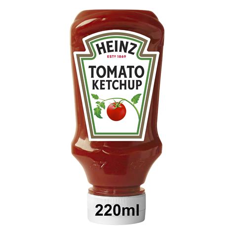 Heinz Tomato Ketchup Boca Abajo 18 220ml