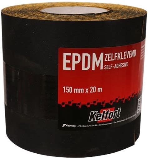 EPDM Folie Zwart ZK Acryl 150mm X20M 1525923 Bol