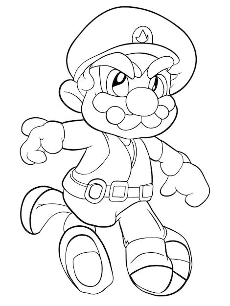 Chibi mario páginas para colorear lindo y completo super mario páginas