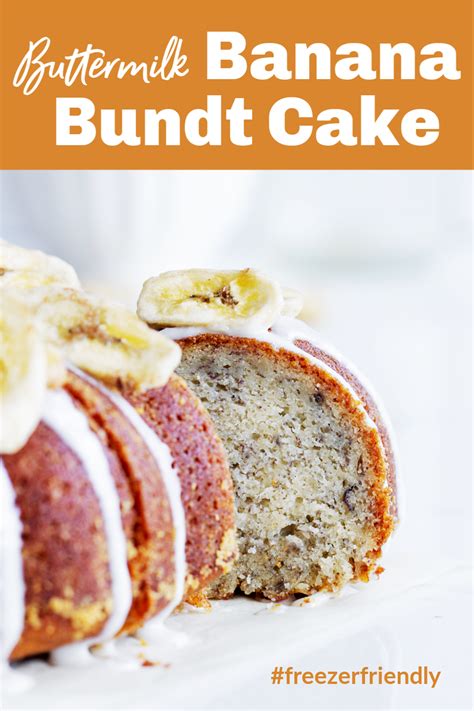 Buttermilk Banana Bundt Cake Recipe Banana Bundt Cake Banana Bundt Buttermilk Recipes