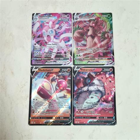 Pokemon Evolving Skies Singles Sylveon Vmax Trevenant Vmax Medicham V