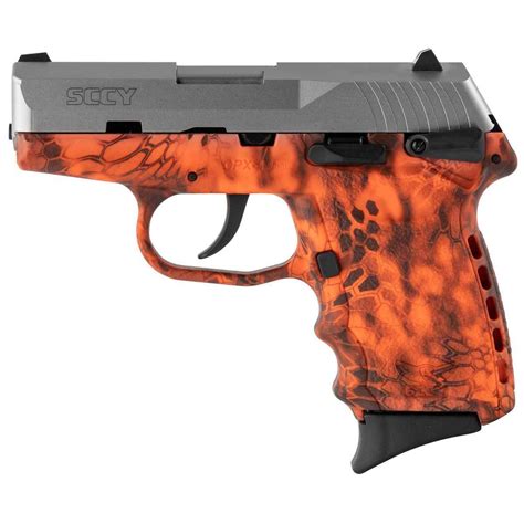 Sccy Cpx 1 Carbon 9mm Luger 3 1in Stainless Kryptek Inferno Pistol 10 1 Rounds Kryptek