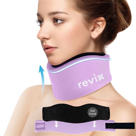 REVIX Soft Neck Brace Cervical Collar, Adjustable Neck Support Brace