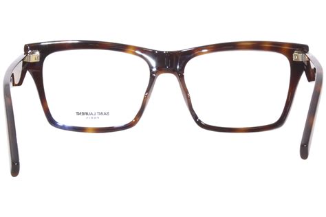 Saint Laurent Sl M104 Opt 003 Eyeglasses Womens Havana Full Rim 56 16