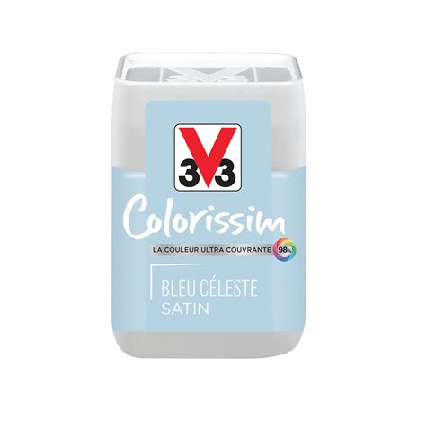 Testeur peinture Colorissim Bleu celeste Satin 75ml Bricomarché