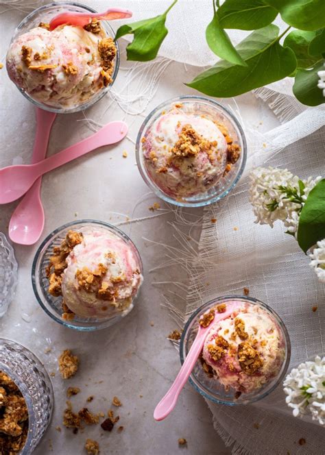 Rhubarb Crisp Ice Cream Rhubarb And Cod