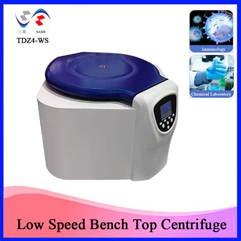 Tdz4 Ws Professional Supplier Samy Laboratory Benchtop Low Speed