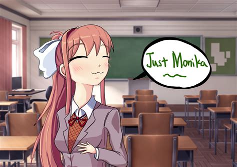 Monika Is In A Good Mood R Ddlc