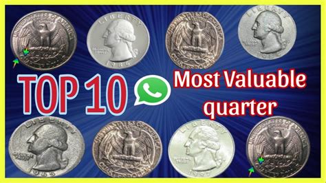 Top Most Valuable Washington Quarters In Circulationrare Quarters