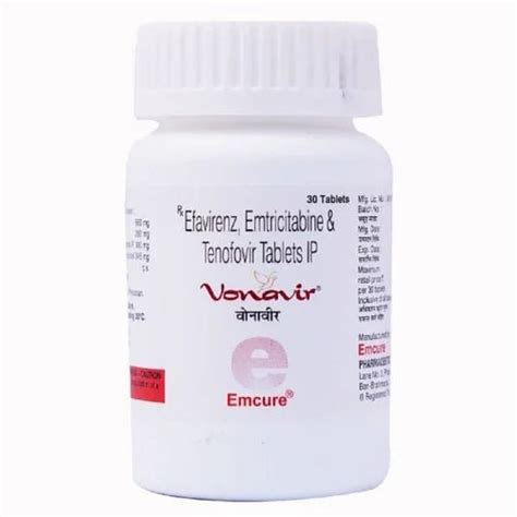 Vonavir Efavirenz Emtricitabine Tenofovir Tablet Prescription