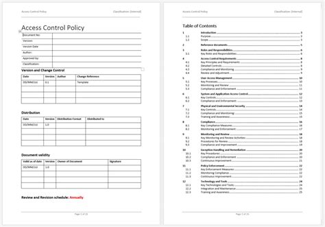 Control 5 15 Access Control Policy Template Iso 27001 Compliant