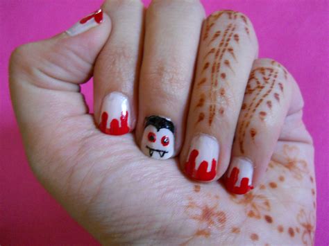 Simple Dracula Nail Art With Pictures Instructables