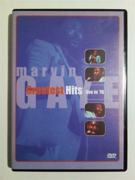 Marvin Gaye Greatest Hits Live In Dvd Discogs