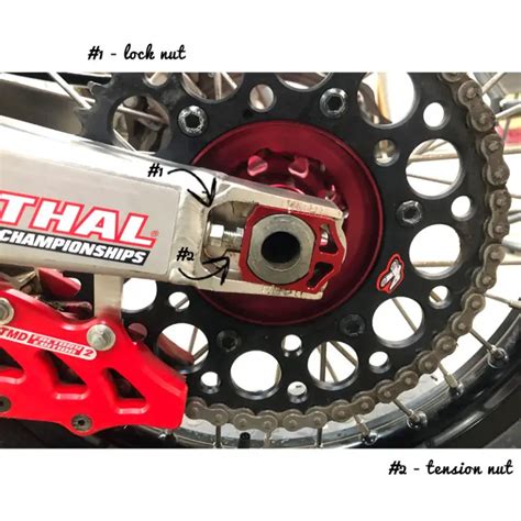 How To Tighten A Dirt Bike Chain Adjust And Lube Correctly