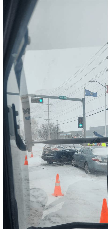 Be Careful On Snowy Roads Redmonton